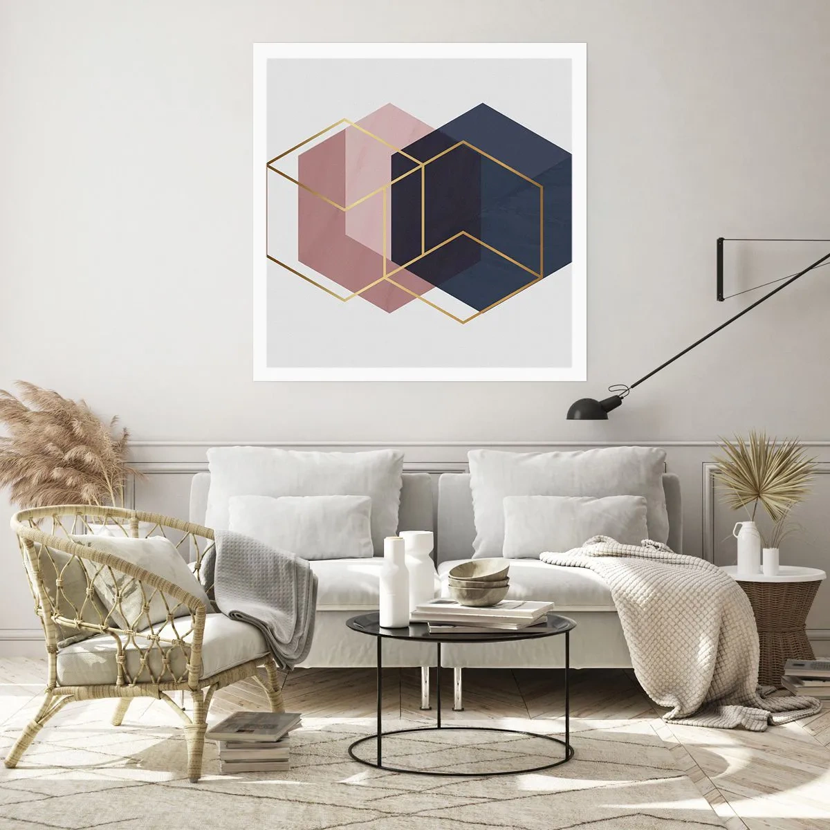 Plakat - Siła prostoty - 40x40 cm