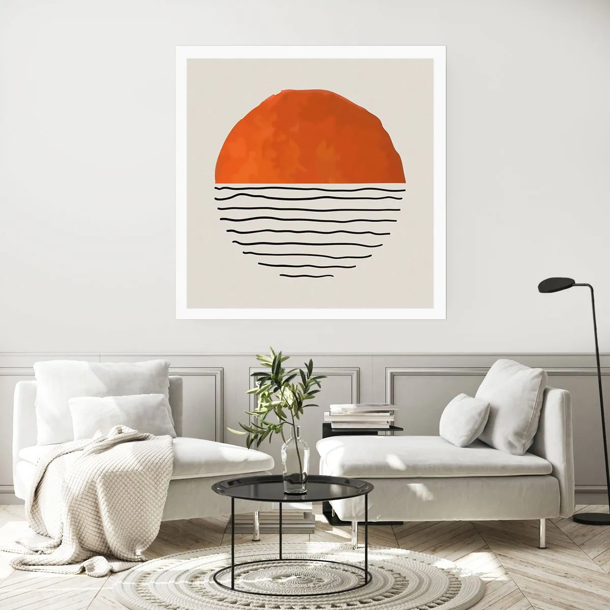 Plakat - W japońskim klimacie - 40x40 cm
