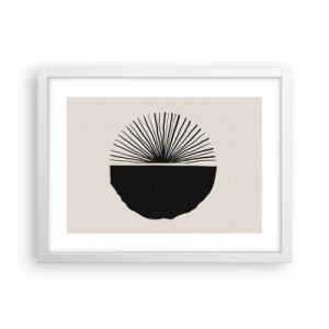 Plakat w białej ramie - Wachlarz możliwości - 40x30 cm