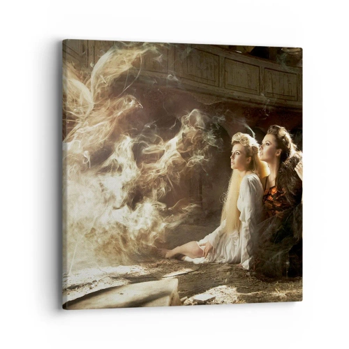 Obraz na płótnie - I stała się poezja - 40x40 cm