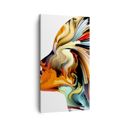 Obraz na płótnie - Eksplozja wyobraźni - 45x80 cm