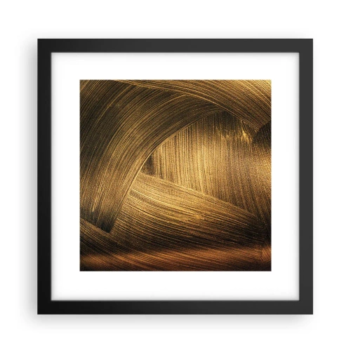 Plakat w czarnej ramie - W złotym labiryncie - 30x30 cm