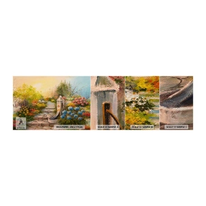 Fototapeta Próbka Samoprzylepna Deluxe Sticker - W pełnym rozkwicie - Ogród, Kwiaty, Natura - 100x30 cm
