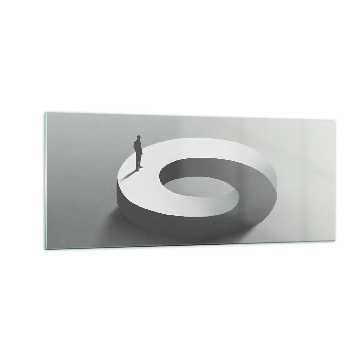 Obraz na szkle - I bądź tu mądry - 100x40 cm