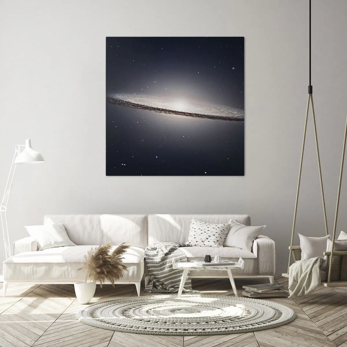 Obraz na płótnie - Dawno temu w odległej galaktyce… - 60x60 cm