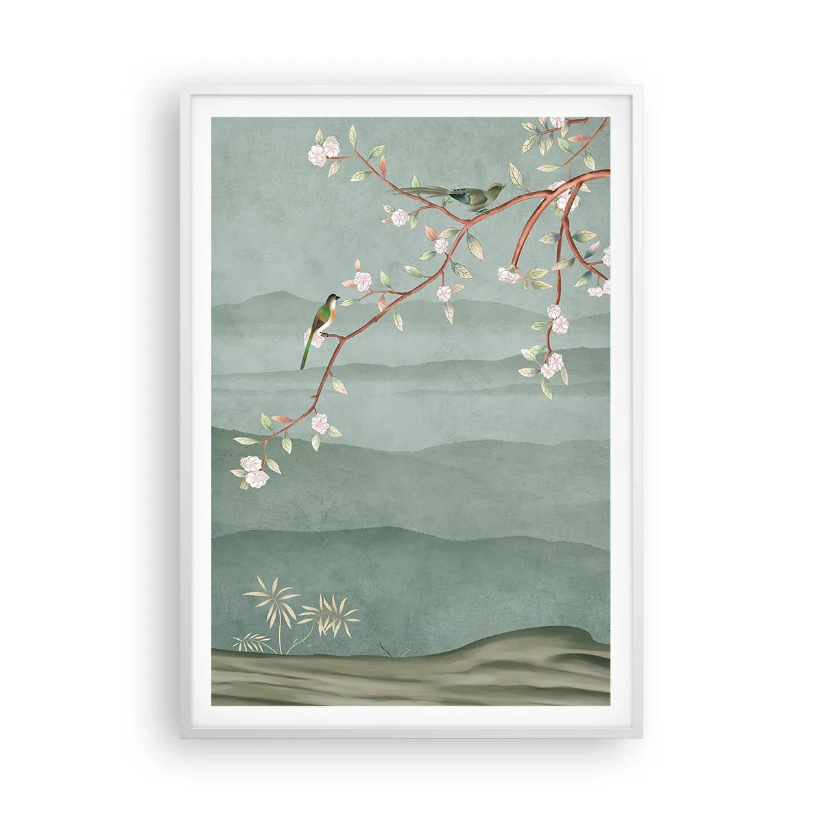 Plakat w białej ramie - Wiosna, ach, to ty - 70x100 cm