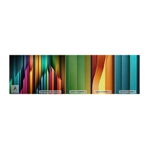 Fototapeta Próbka Premium Canvas - Świetlne organy - Kolorowy, Linie, Abstrakcja - 100x30 cm