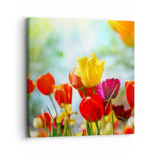 Obraz na płótnie - Wszystkie barwy słońca - 30x30 cm