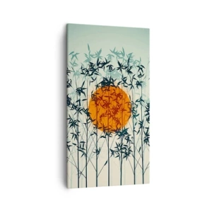Obraz na płótnie - Japońskie słońce - 45x80 cm