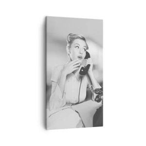 Obraz na płótnie - Halo, tu lata 50. - 45x80 cm