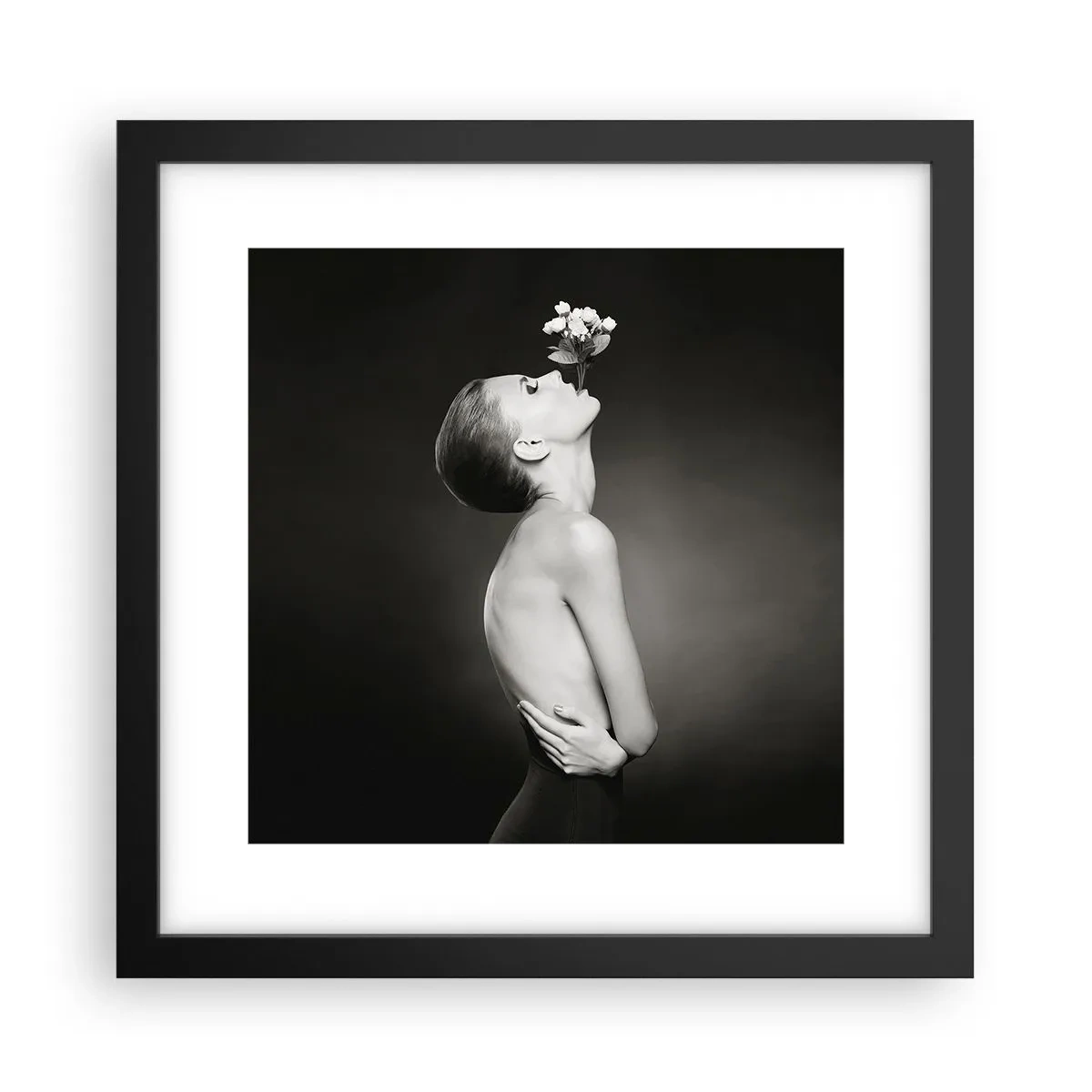 Plakat w czarnej ramie - Ekscentryczna elegancja - 30x30 cm