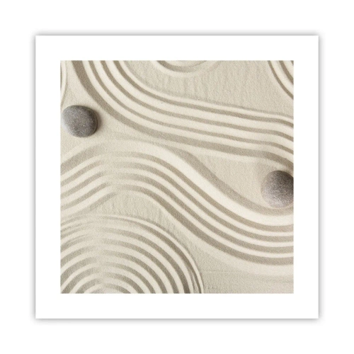 Plakat - Dotyk ciepła - 40x40 cm