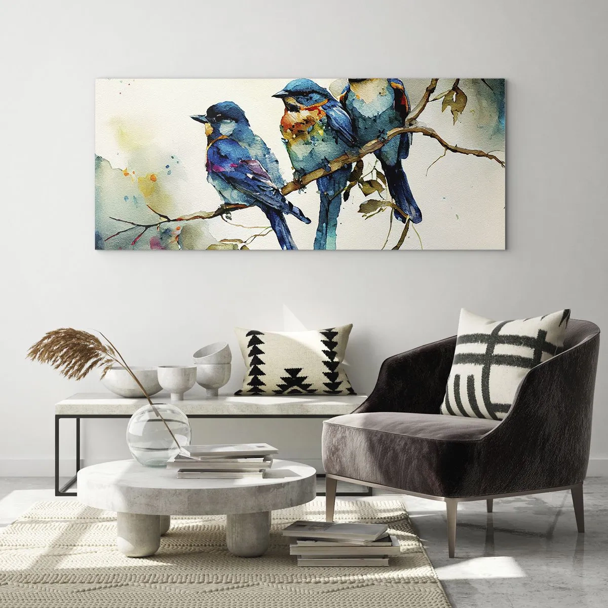 Obraz na szkle - Obraził się? - 100x40 cm