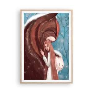 Plakat w ramie jasny dąb - Witaj w baśni - 70x100 cm
