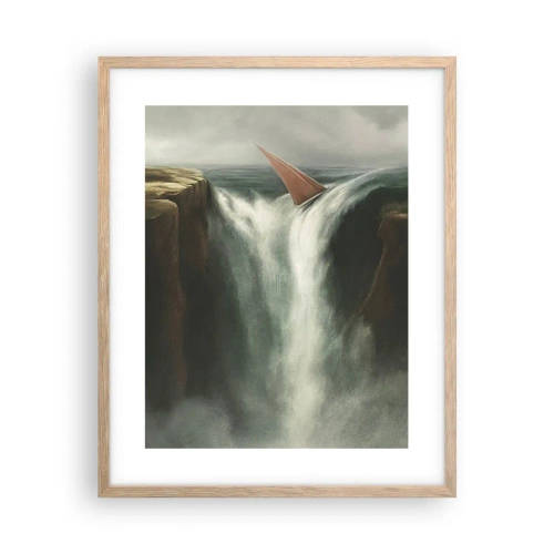 Plakat w ramie jasny dąb - Życiowa przestroga - 40x50 cm