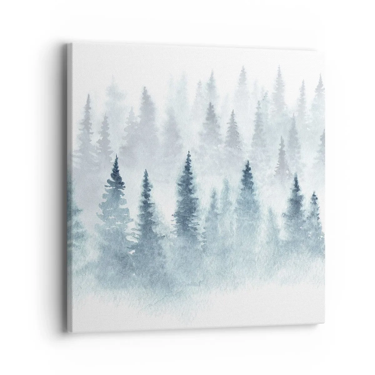 Obraz na płótnie - Otulone mgłą - 40x40 cm