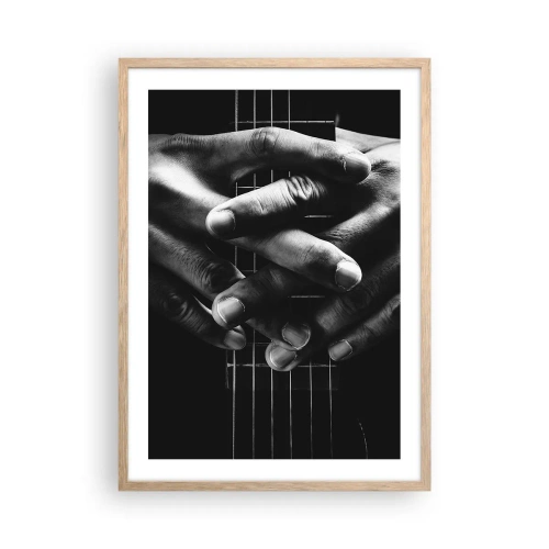 Plakat w ramie jasny dąb - Modlitwa artysty - 50x70 cm
