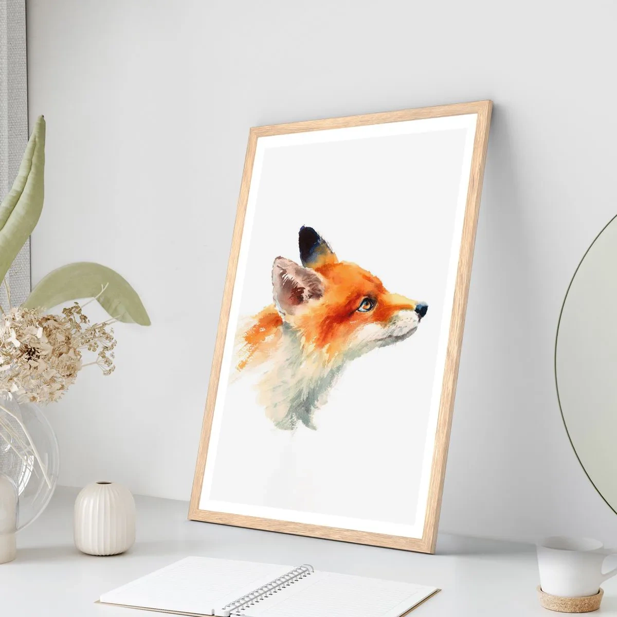 Plakat w ramie jasny dąb - Ostrożności nigdy za wiele - 50x70 cm