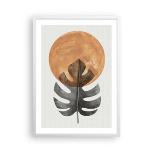 Plakat w białej ramie - Zawsze słońce - 50x70 cm