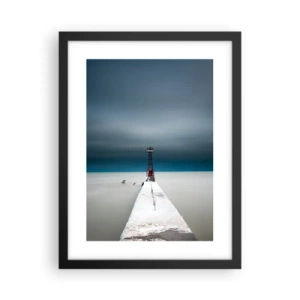 Plakat w czarnej ramie - Na spotkanie bezkresu - 30x40 cm