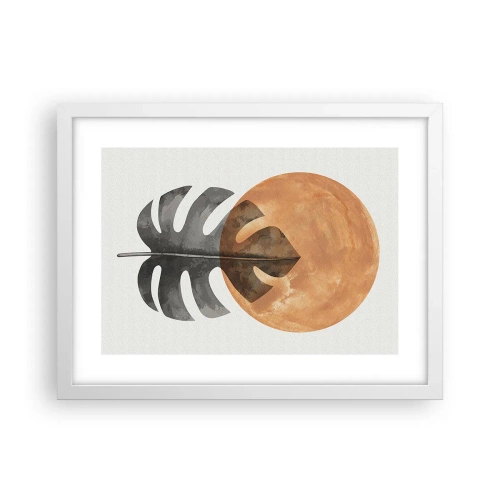 Plakat w białej ramie - Zawsze słońce - 40x30 cm