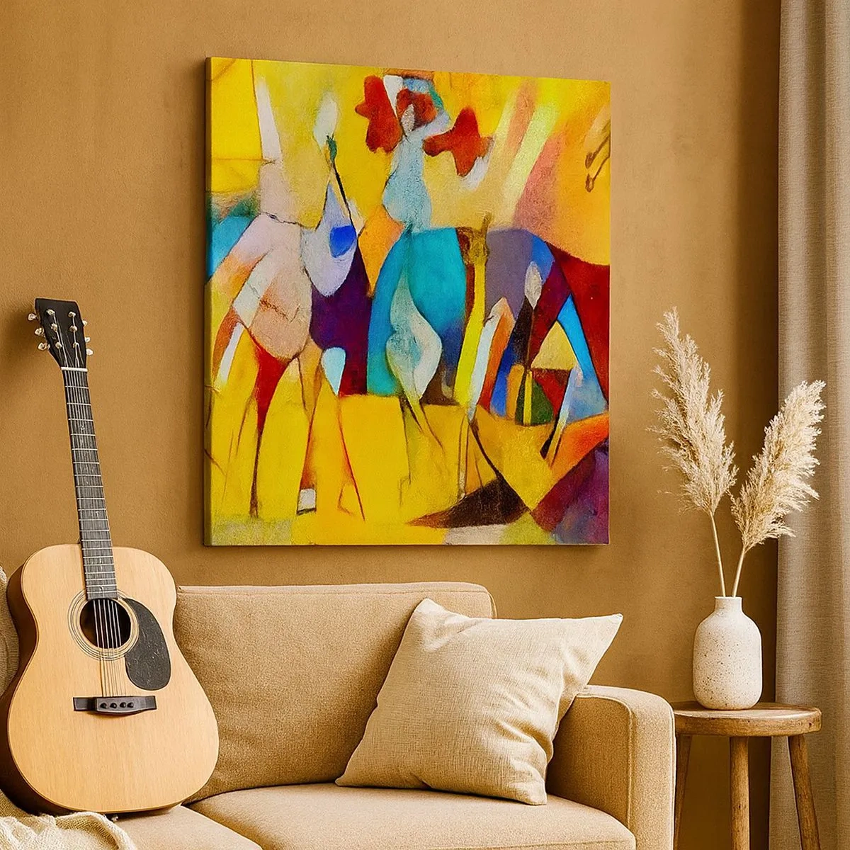 Obraz na płótnie - Słońce - życie - radość - 30x30 cm