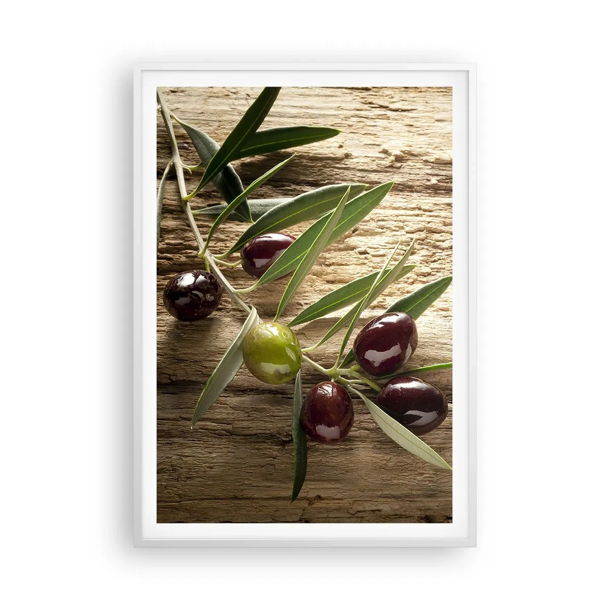 Plakat w białej ramie - Prosto od natury - 70x100 cm