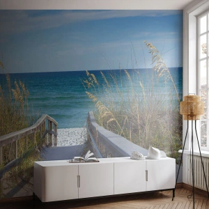 Fototapeta na wymiar Premium Sand - W słońcu, na wietrze - Krajobraz, Morska Wydma, Morze