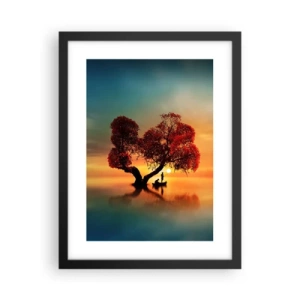 Plakat w czarnej ramie - Oddaleńcy i ciszyzna bezświata - 30x40 cm