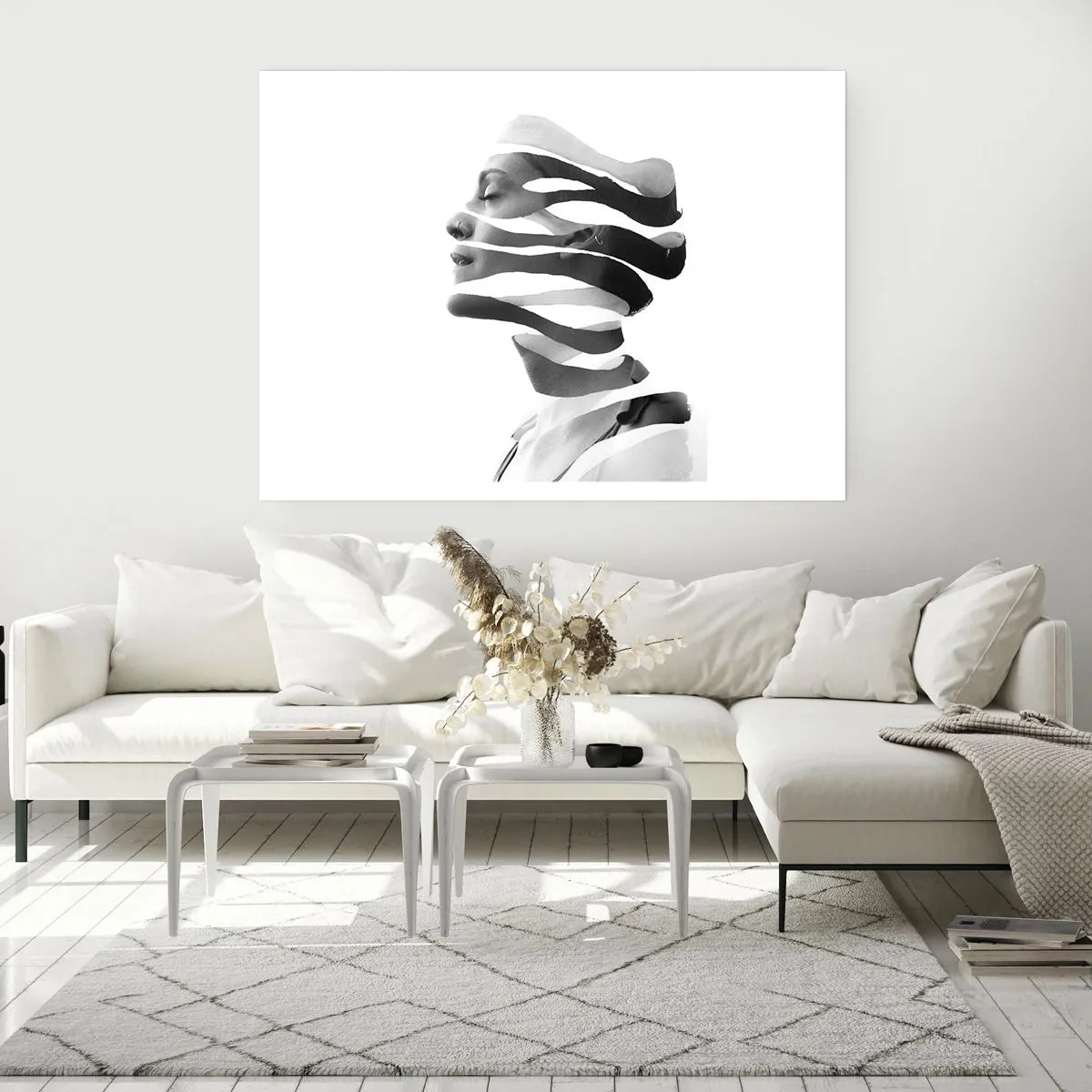 Plakat - Portret surrealistyczny - 91x61 cm