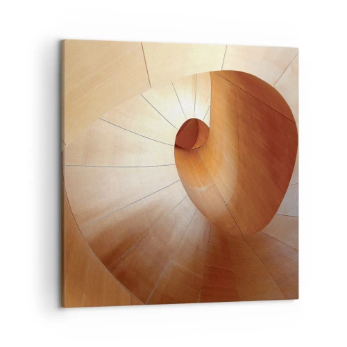 Obraz na płótnie - Architektoniczna serpentyna - 50x50 cm