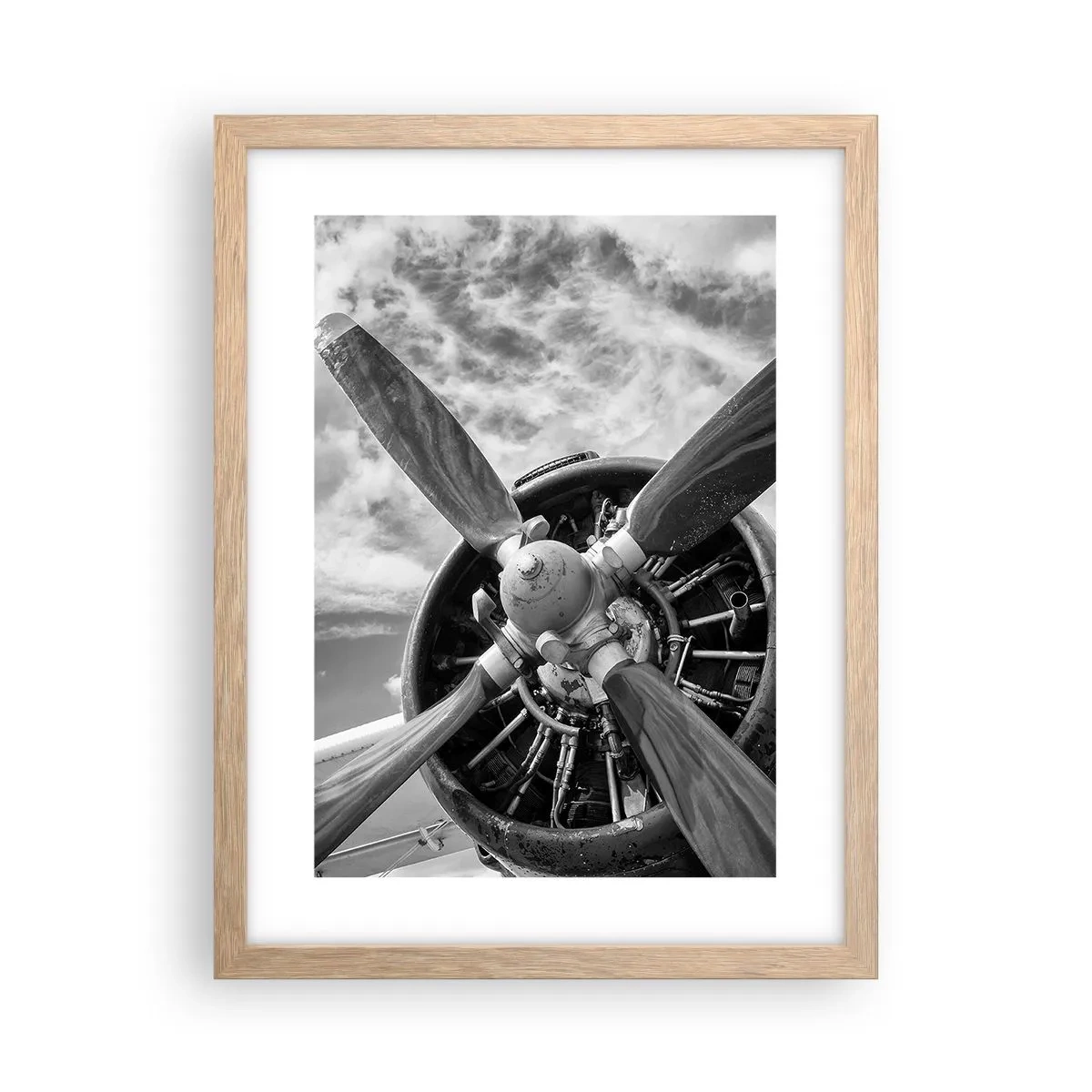 Plakat w ramie jasny dąb - Pogromca przestworzy - 30x40 cm