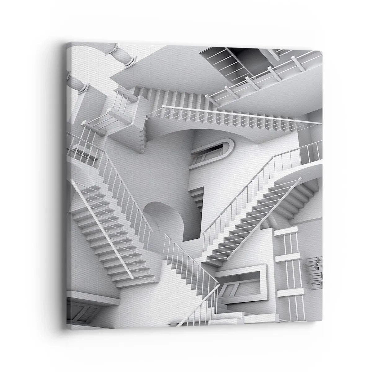 Obraz na płótnie - Paradoksy przestrzeni - 40x40 cm