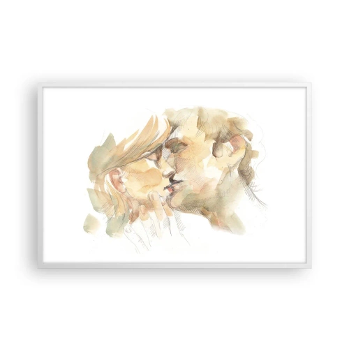 Plakat w białej ramie - Odnaleziona połowa? - 91x61 cm