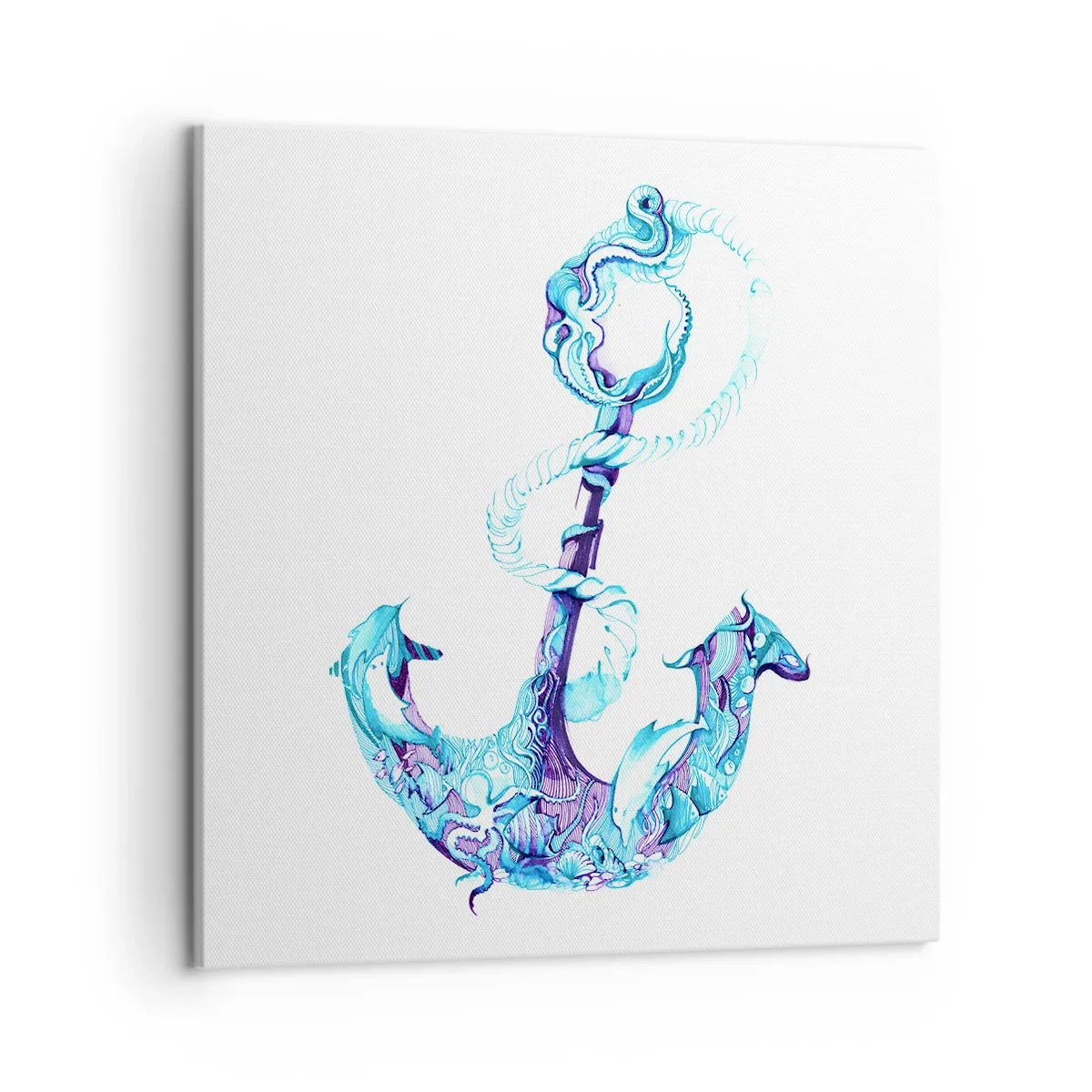 Obraz na płótnie - Powiernica tajemnic morza - 50x50 cm