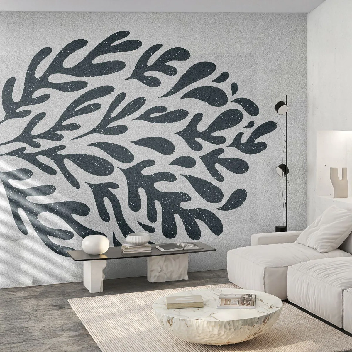 Fototapeta Premium Sand - Organiczne kształty w stylu nowoczesnym - 100x70cm - Kształty natury - Nowoczesna dekoracja ścienna do salonu, kuchni i sypialni ARTTOR