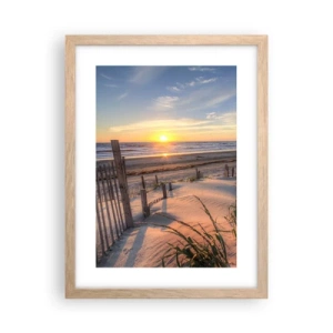 Plakat w ramie jasny dąb - Blask i cień wiatru - 30x40 cm
