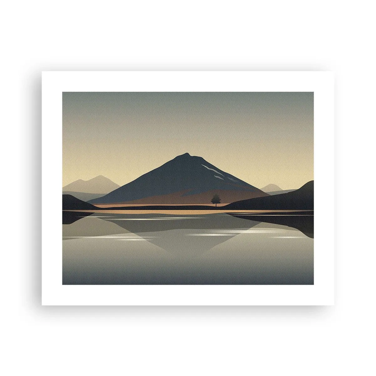 Plakat - Lustrzane odbicie - 50x40 cm