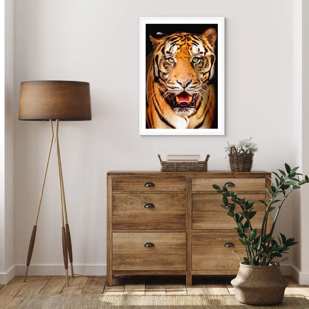 Plakat w białej ramie - Dzikość serca - 70x100 cm