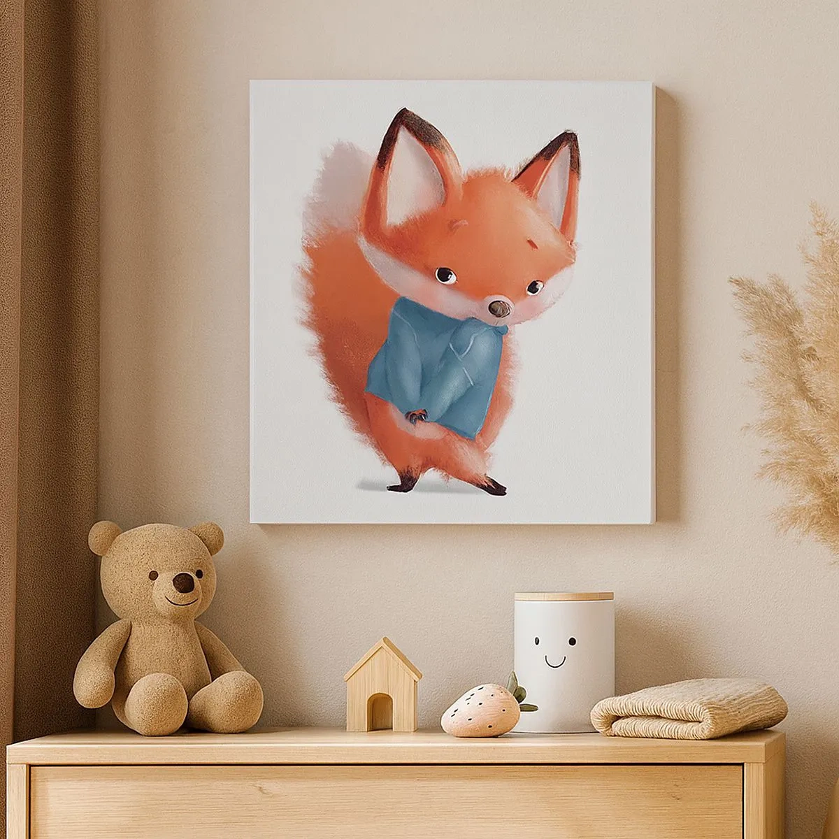 Obraz na płótnie - Ładnie mi w tym? - 30x30 cm