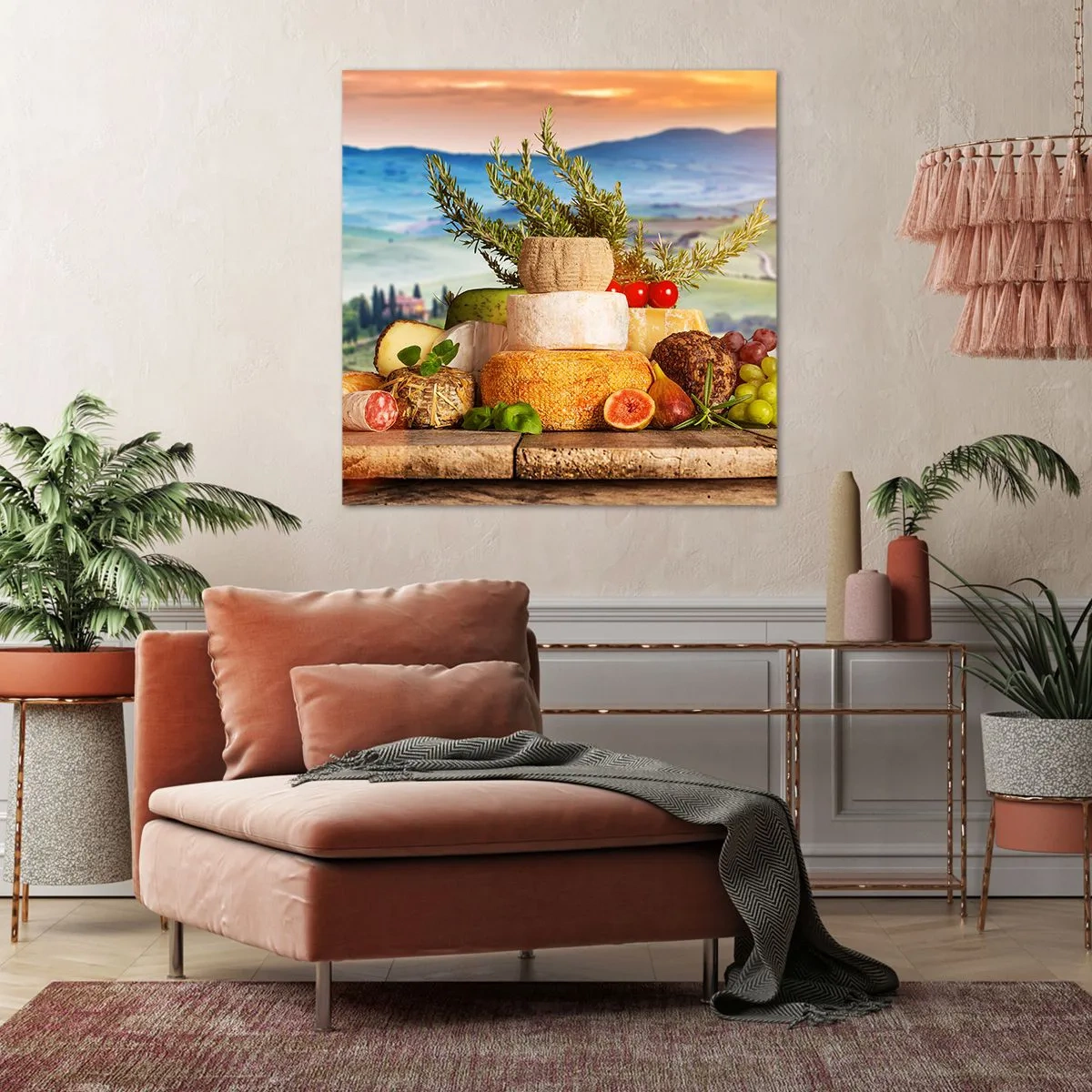 Obraz na płótnie - Włoska radość życia - 50x50 cm