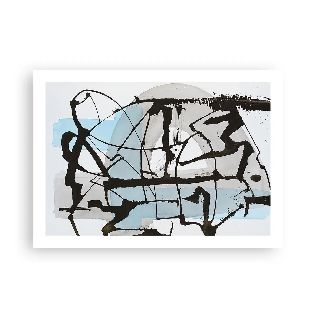 Plakat - Mimo wszystko błękitny - 70x50 cm