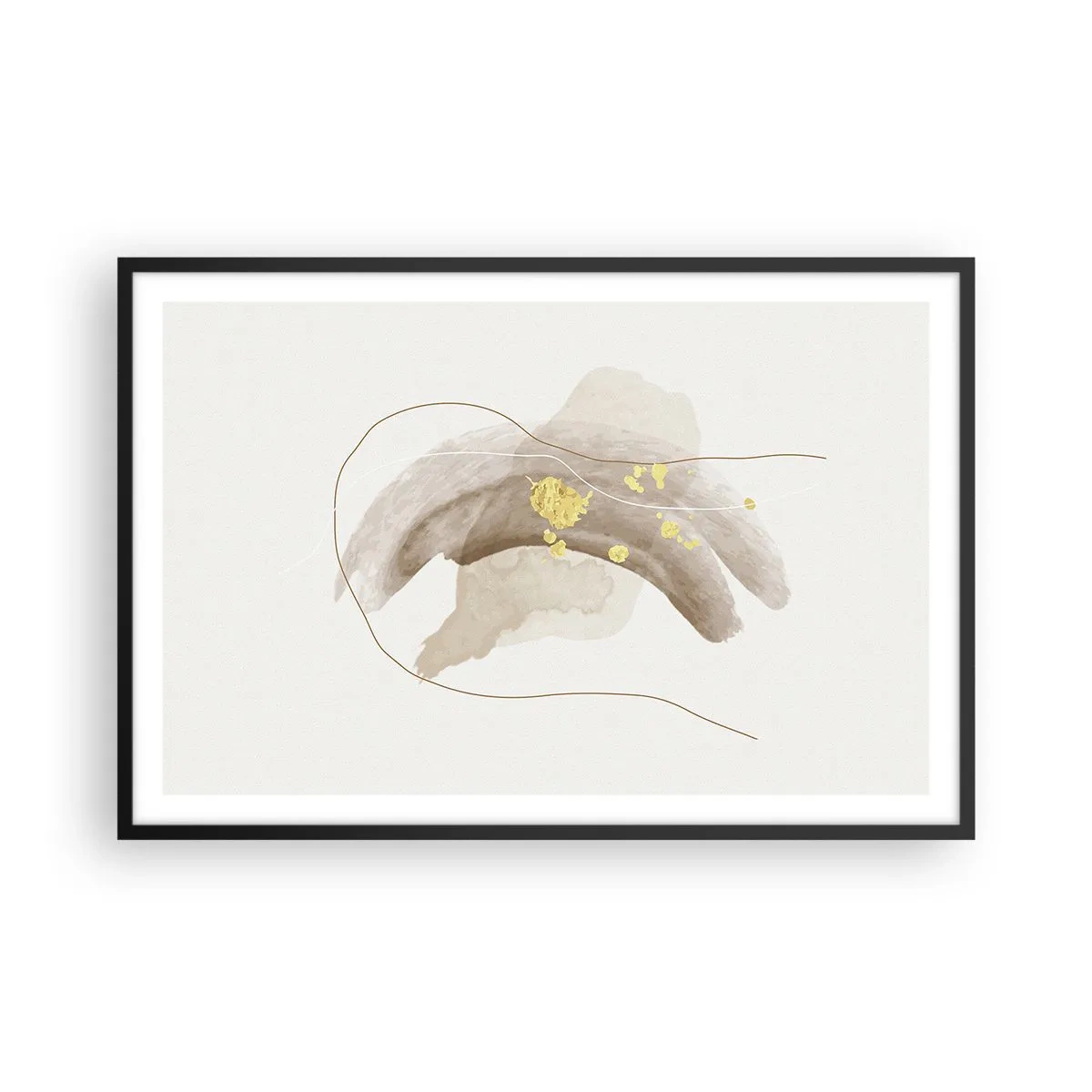 Plakat w czarnej ramie - Napotkane w przestrzeni - 91x61 cm