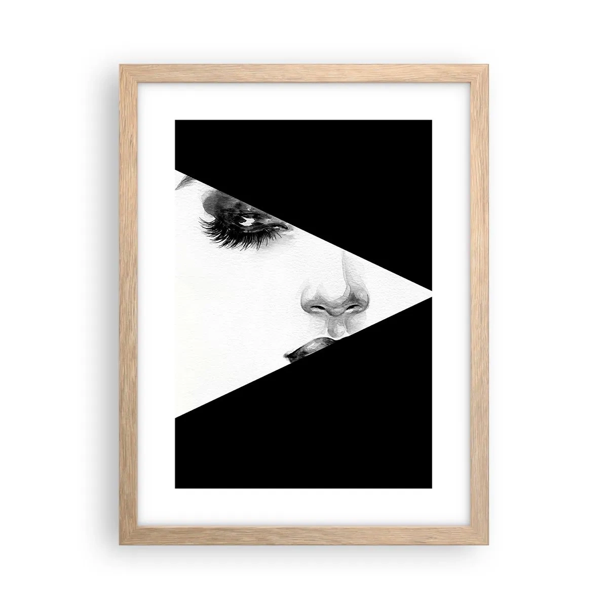 Plakat w ramie jasny dąb - Zawsze nieodkryta - 30x40 cm