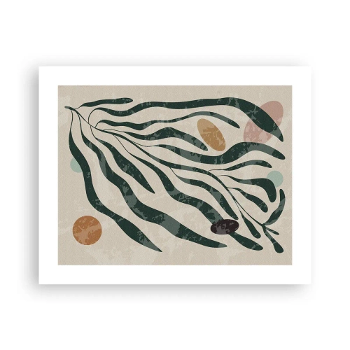 Plakat - Pośród zieleni - 50x40 cm