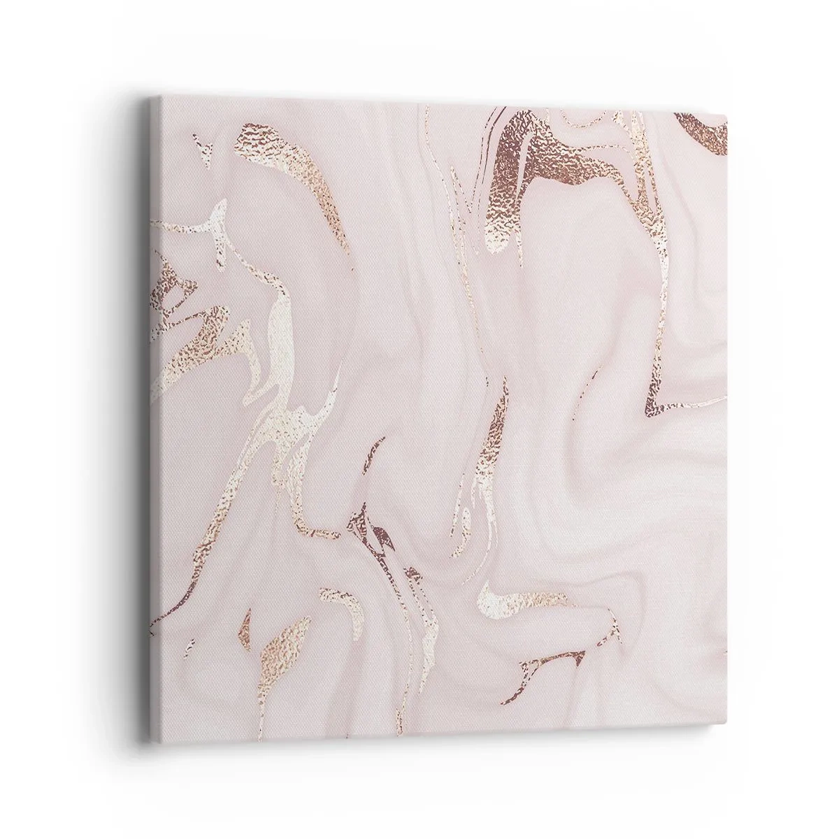 Obraz na płótnie - W różowym szale - 40x40 cm