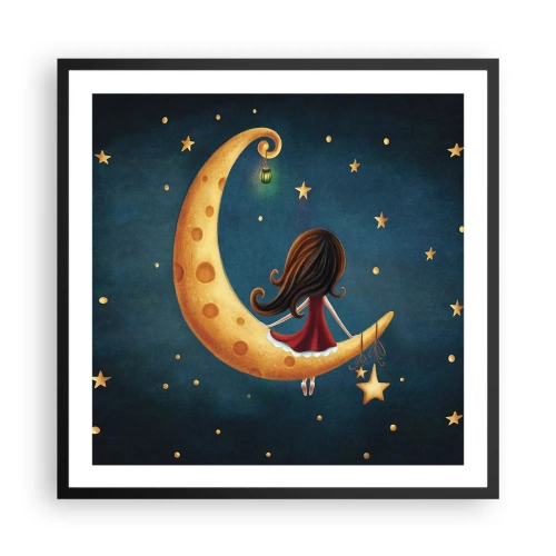 Plakat w czarnej ramie - Pewnego razu… - 60x60 cm