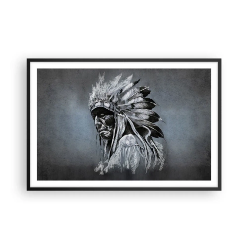 Plakat w czarnej ramie - Powrót do korzeni - 91x61 cm