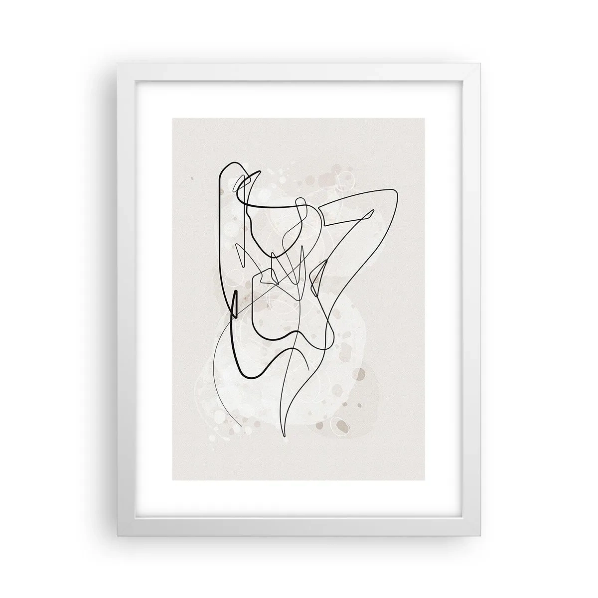 Plakat w białej ramie - Sztuka uwodzenia - 30x40 cm