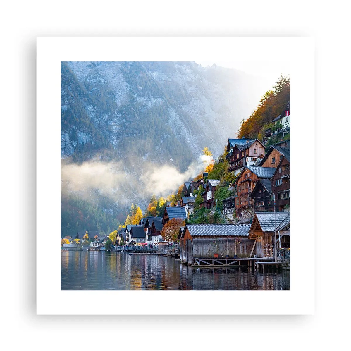 Plakat - Alpejskie klimaty - 40x40 cm